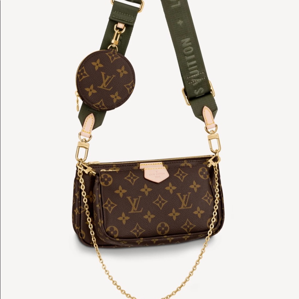 Louis Vuitton Multi Pochette Accessoires in Khaki